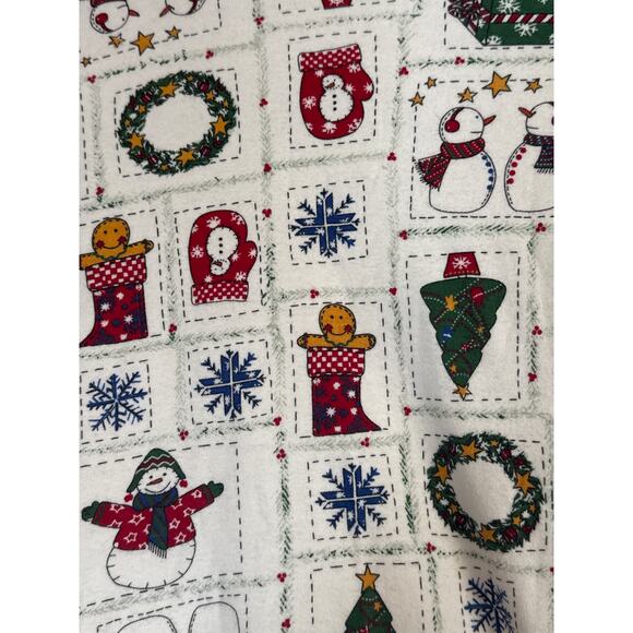 Vintage 90s Christmas Holiday Cutesy Grannycore Turtleneck Small All Over Print - Picture 2 of 5